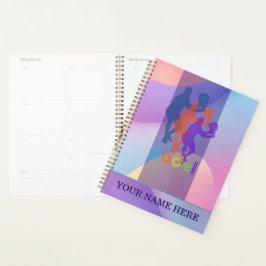 Padel Dag Planner – Levendige Kleuren voor Hem