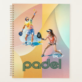 Padel Day Planner – Vibrant Padel Style