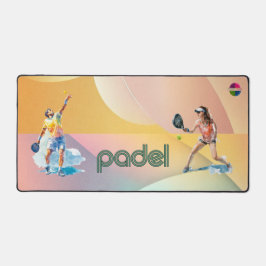 Padel Desk Mat: Vibrant Style Collection Vol.1 Bureaumat