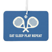 Padel Eet Slaap Spelen Herhaal Auto Luchtverfrisse Luchtverfrisser (Achterkant)