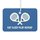 Padel Eet Slaap Spelen Herhaal Auto Luchtverfrisse Luchtverfrisser (Voorkant)