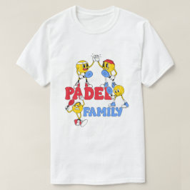 Padel Familie | Retro Cartoon T-Shirt