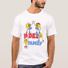 Padel Family | Retro Cartoon T-Shirt