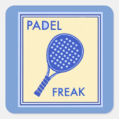 PADEL FREAK STICKER (Voorkant)