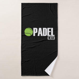 Padel Head Tennis Sport en Ball Badhanddoek
