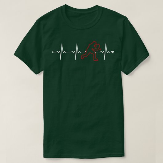 Padel Heartbeat Padel ennis Platform ennis Padel T-shirt (Design voorkant)