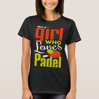 Padel  I Love Sport Padel Girls  Padel Player T-shirt