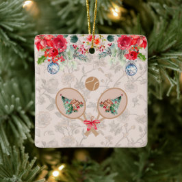 Padel Kerst Ornament – Een Festief Padel Motief