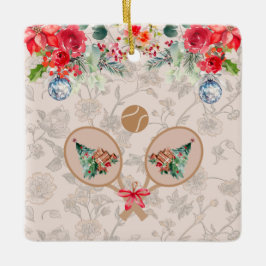 Padel Kerst Ornament – Een Festief Padel Motief