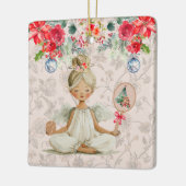 Padel Kerst Ornament – Een Kerst Padel Engel (Links)