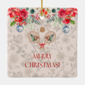 Padel Kerst Ornament – Een Kerst Padel Engel (Achterkant)
