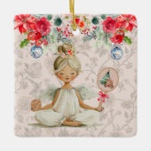 Padel Kerst Ornament – Een Kerst Padel Engel (Voorkant)