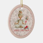 Padel Kerst Ornament – Fijne Padel Engel (Rechts)