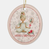 Padel Kerst Ornament – Fijne Padel Engel (Links)