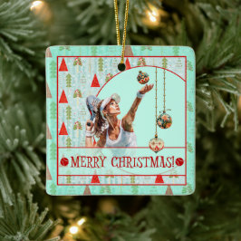 Padel Kerst Ornament – Padel Retro Kerst