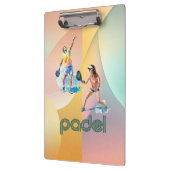 Padel Klembord – Levendig Padel Stijl (Links)