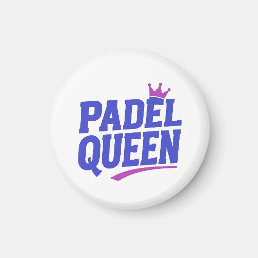 Padel Koningin Magneet (Voorkant)