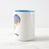 Padel Lover Tweekleurige Koffiemok (Center)