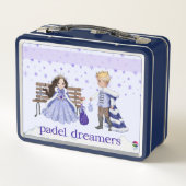 PADEL LUNCHBOX – ADORABLE PADEL PRINCESS & PRINCE  (Achterkant)
