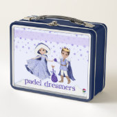PADEL LUNCHBOX – LOVELY PADEL PRINCESS & PRINCE    (Voorkant)