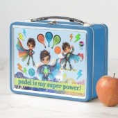 PADEL LUNCHBOX - PADEL BOYS SUPERHELDEN in BLAUW (In situ)