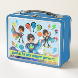 PADEL LUNCHBOX - PADEL BOYS SUPERHEROES in BLUE