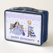 PADEL LUNCHBOX – SCHATTIGE PADEL PRINSES & PRINS (Voorkant)
