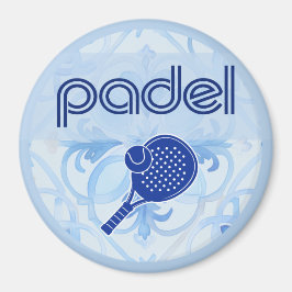 Padel Magnet – Spaanse tegelvibes in blauw
