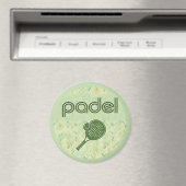 Padel Magnet – Spanish Tile Vibes Matcha Green (Insitu (Vaatwasser))