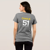 Padel Monkey Business Smashwear Tri-Blend Shirt (Achterkant volledig)