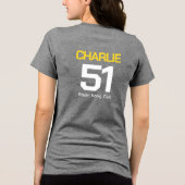 Padel Monkey Business Smashwear Tri-Blend Shirt (Achterkant)