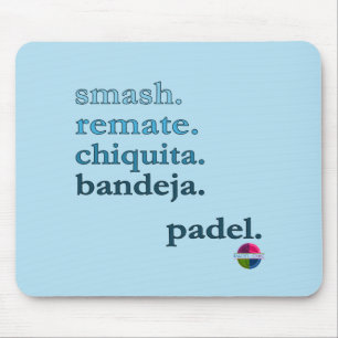 Padel Muismat - Word Vibe Sky Blue