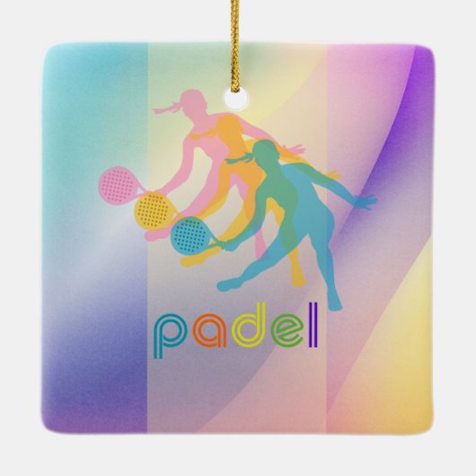 PADEL ORNAMENT – VIBRANT STYLE for HER BRIGHTS (Achterkant)