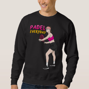 Padel Paddle Tennis Koningin Prinses Backhand Rack Trui
