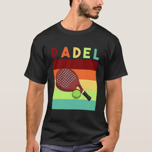 Padel Paddle Tennis Paddel Racquet Ball T-shirt (Voorkant)
