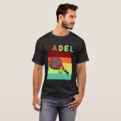 Padel Paddle Tennis Paddel Racquet Ball T-shirt (Voorkant volledig)