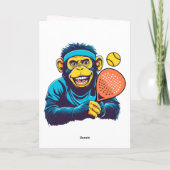 Padel Party Animal Status: volledig geactiveerd Feestdagen Kaart (Achterkant)