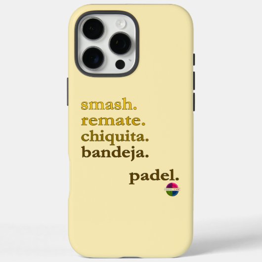 Padel Phone Case-Personalize Word Vibe Yellow Gold Case-Mate iPhone Case (Achterkant)