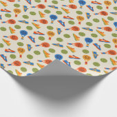 Padel Play-apparatuurpatroon Cadeaupapier (Hoek)