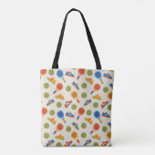 Padel Play-apparatuurpatroon Tote Bag (Achterkant)