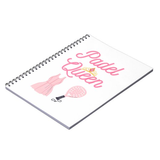 Padel Queen notitieboek (Linkerzijde)