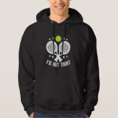 Padel Racket Player Tournament Lover Game Fan Pade Hoodie (Voorkant)