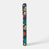 Padel Rackets Patroon met Initiaal iPhone 15 Case (Linkerkant)