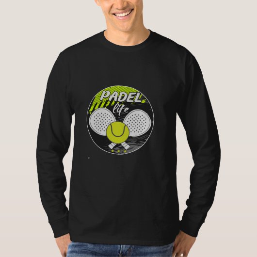 Padel Racquet Paddle Racket Padel Tennis Padel Lif T-shirt (Voorkant)