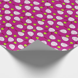 🎾Padel Rally Wrap hot pink Cadeaupapier