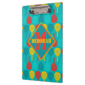 Padel Smash Notities met monogram Klembord (Links)