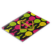 Padel Smash Notities met monogram Notitieboek (Linkerzijde)