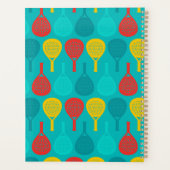 Padel Smash Notities met monogram Planner (Achterkant)