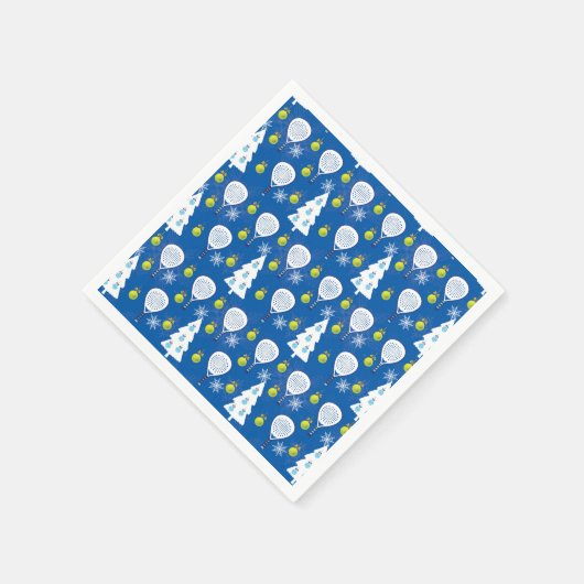 🎾🎄Padel Smashing Christmas Servet (Hoek)