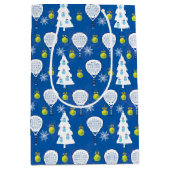 🎾🎄 Padel Smashing Kerstmis Medium Cadeauzakje (Voorkant)